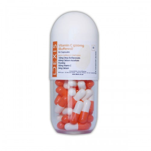 Idexis Vitamin C 500mg (Buffered) - 60 Capsules